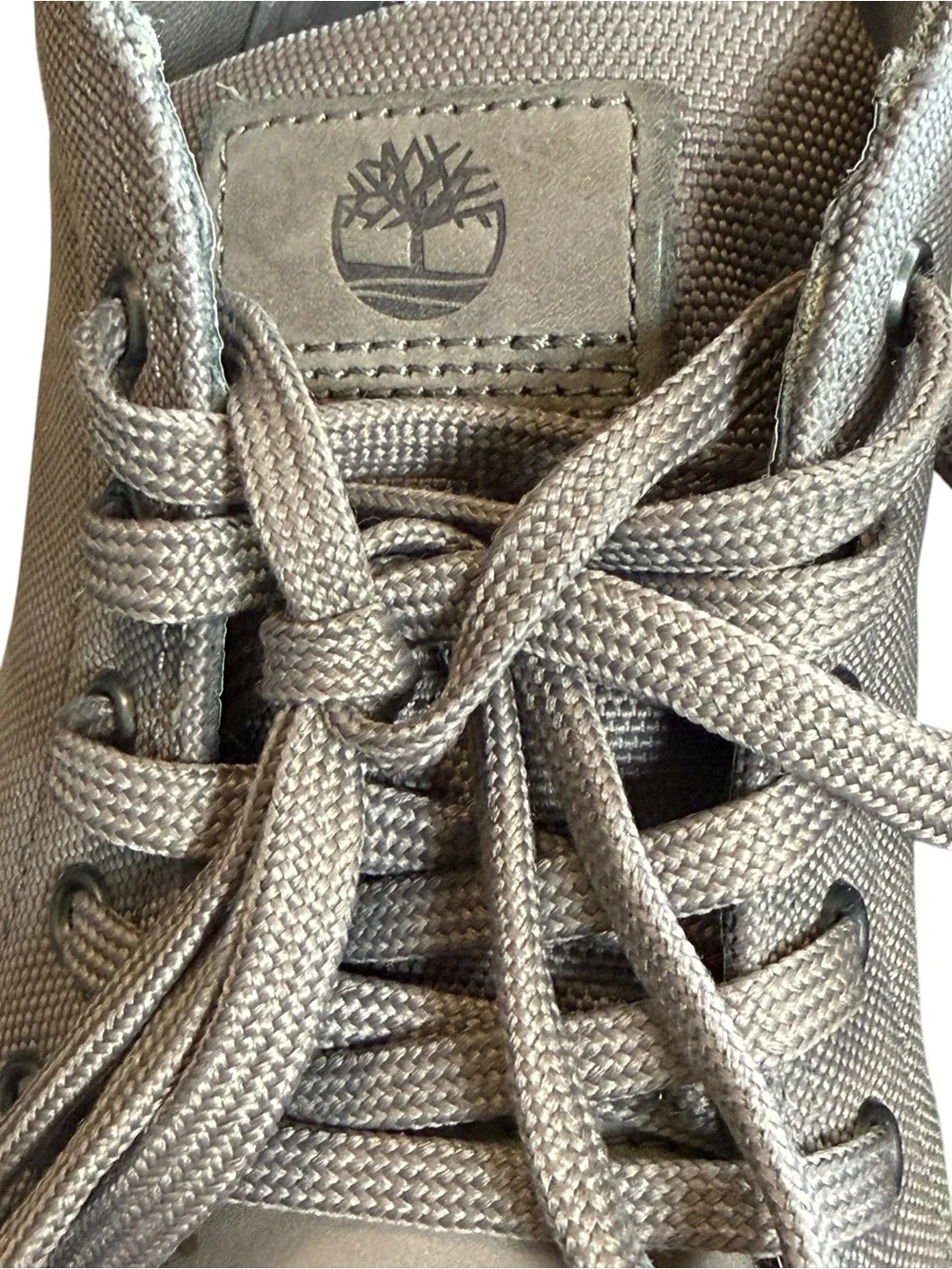 Timberland Gray Nubuck Leather Chukka Sneakers Mid Top Casual Shoes Size 10.5